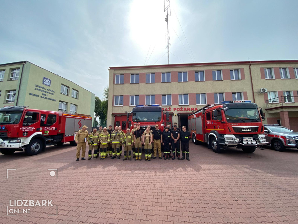 Ćwiczenia strażaków w powiecie działdowskim