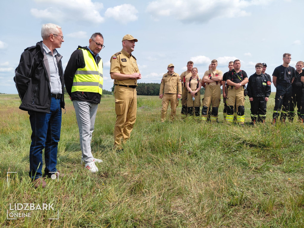 Ćwiczenia strażaków w powiecie działdowskim