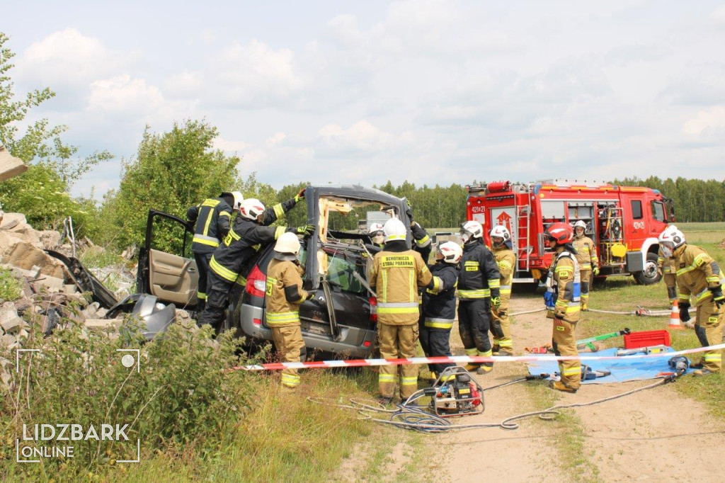 Ćwiczenia strażaków w powiecie działdowskim