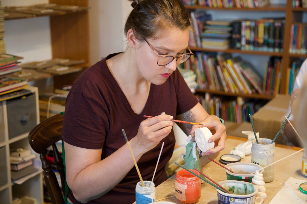 Warsztaty ceramiczne w bibliotece