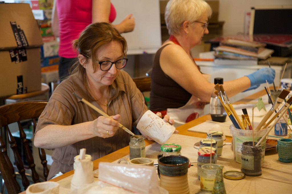 Warsztaty ceramiczne w bibliotece