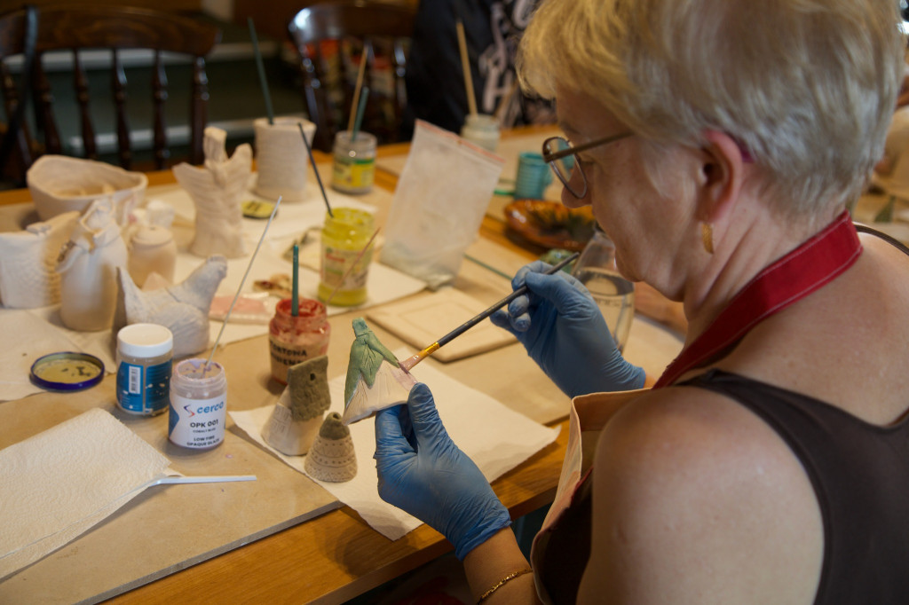 Warsztaty ceramiczne w bibliotece