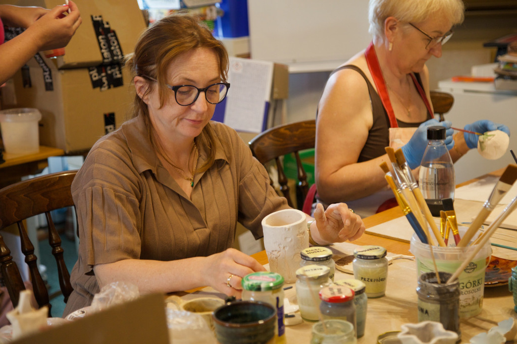 Warsztaty ceramiczne w bibliotece