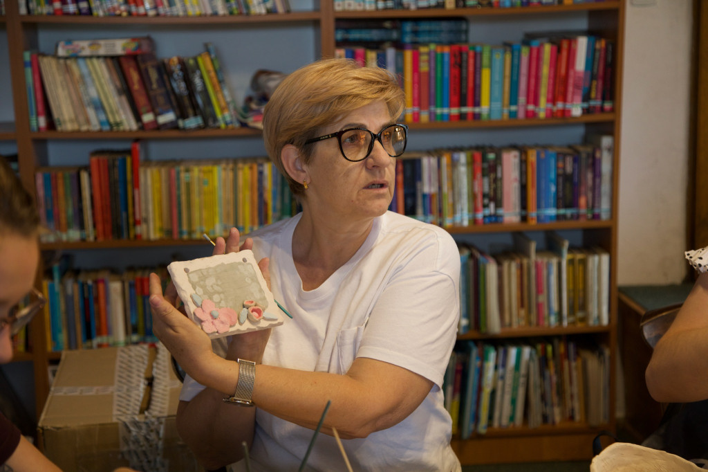 Warsztaty ceramiczne w bibliotece