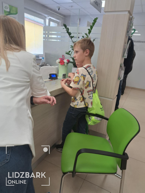 Uczniowie SP2 w Banku Spółdzielczym