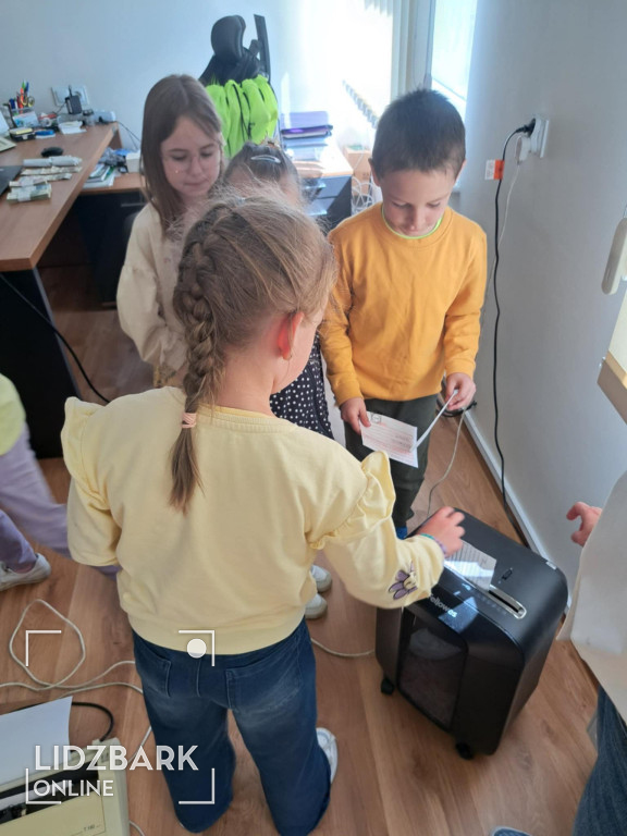 Uczniowie SP2 w Banku Spółdzielczym