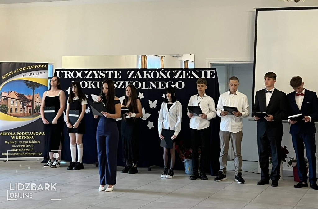 Zakończenie roku szkolnego w SP w Bryńsku