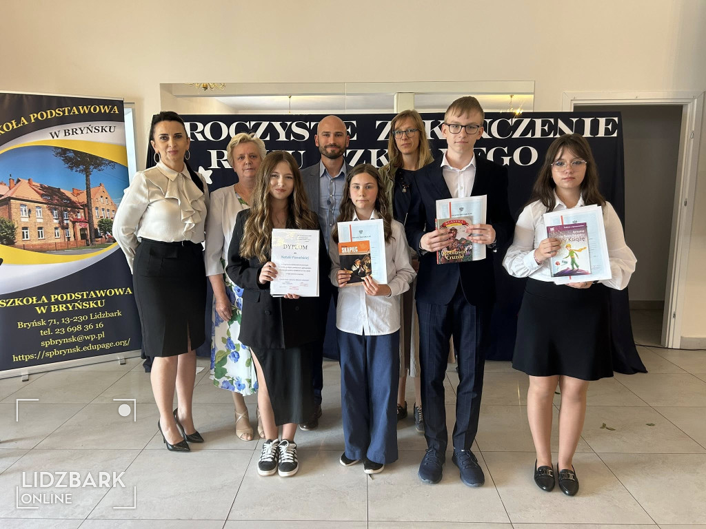 Zakończenie roku szkolnego w SP w Bryńsku