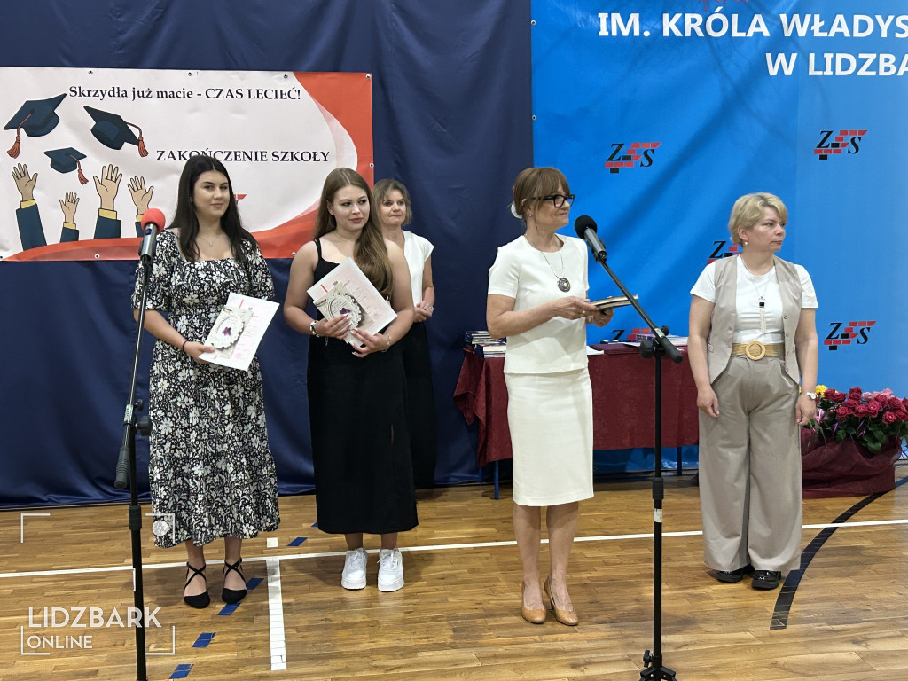 Zakończenie roku szkolnego ZS w Lidzbarku.