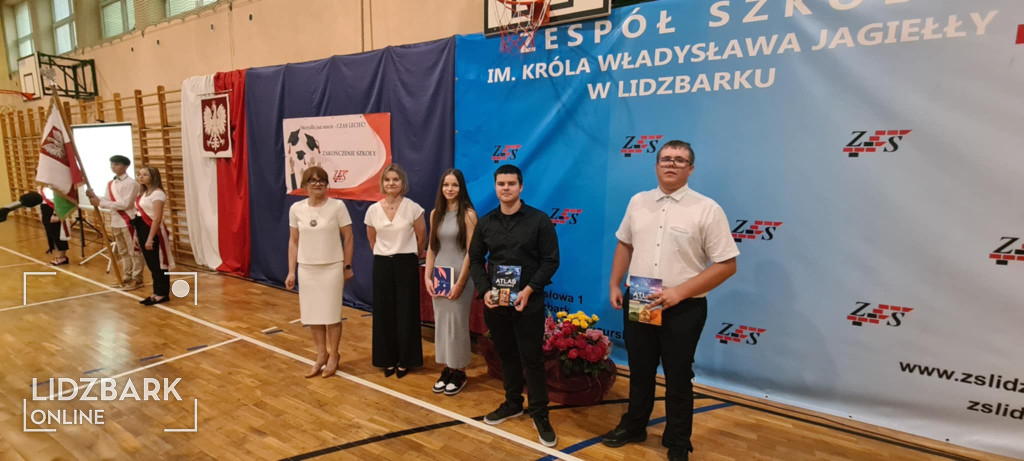 Zakończenie roku szkolnego ZS w Lidzbarku.