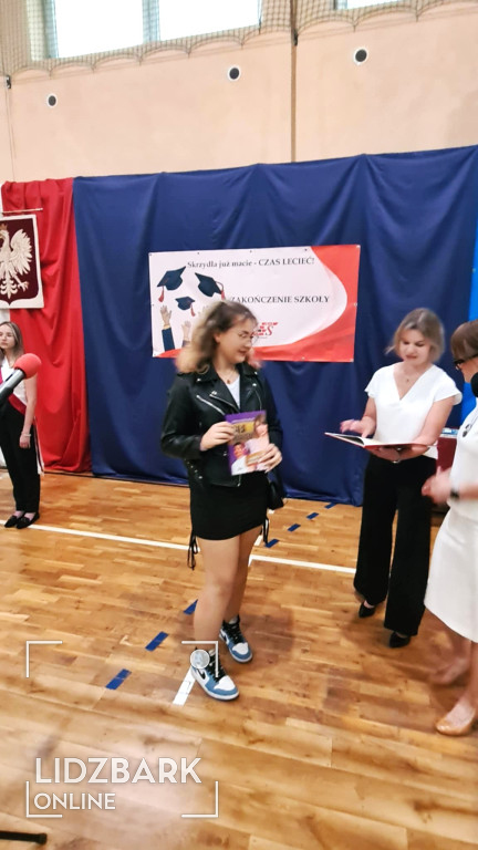Zakończenie roku szkolnego ZS w Lidzbarku.