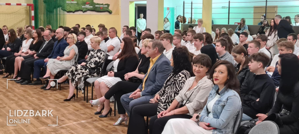 Zakończenie roku szkolnego ZS w Lidzbarku.