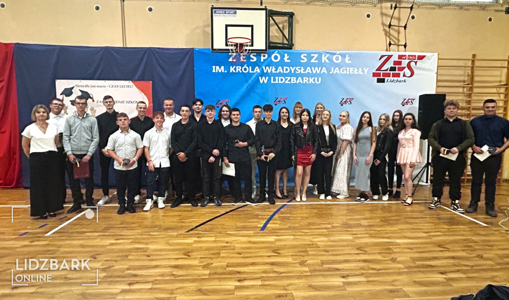 Zakończenie roku szkolnego ZS w Lidzbarku.