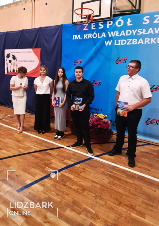 Zakończenie roku szkolnego ZS w Lidzbarku.