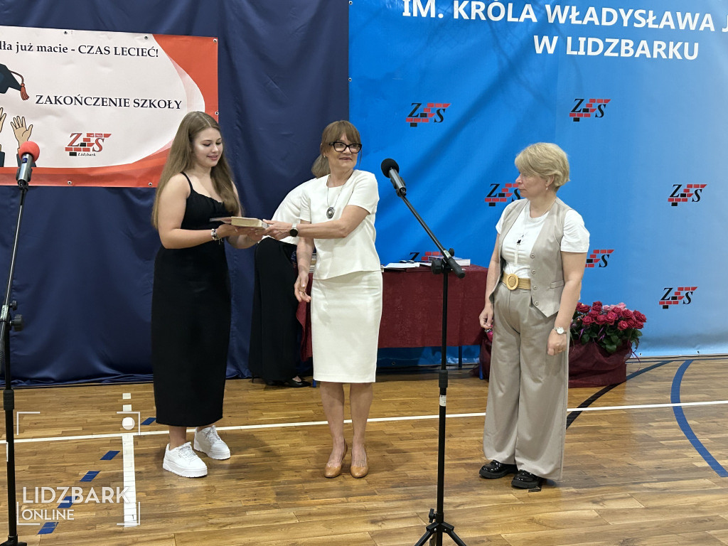 Zakończenie roku szkolnego ZS w Lidzbarku.