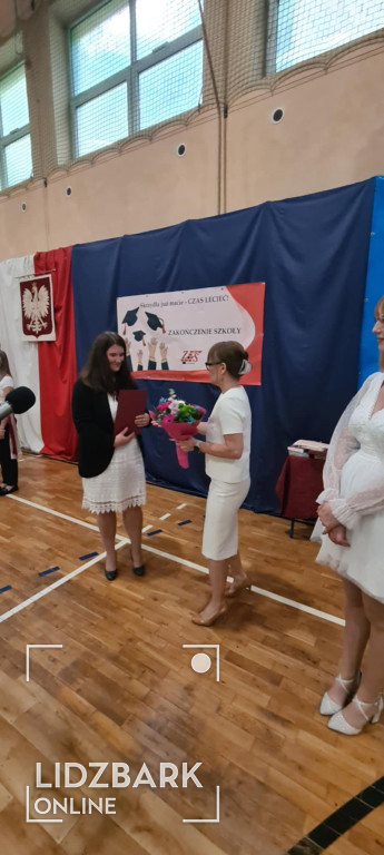 Zakończenie roku szkolnego ZS w Lidzbarku.