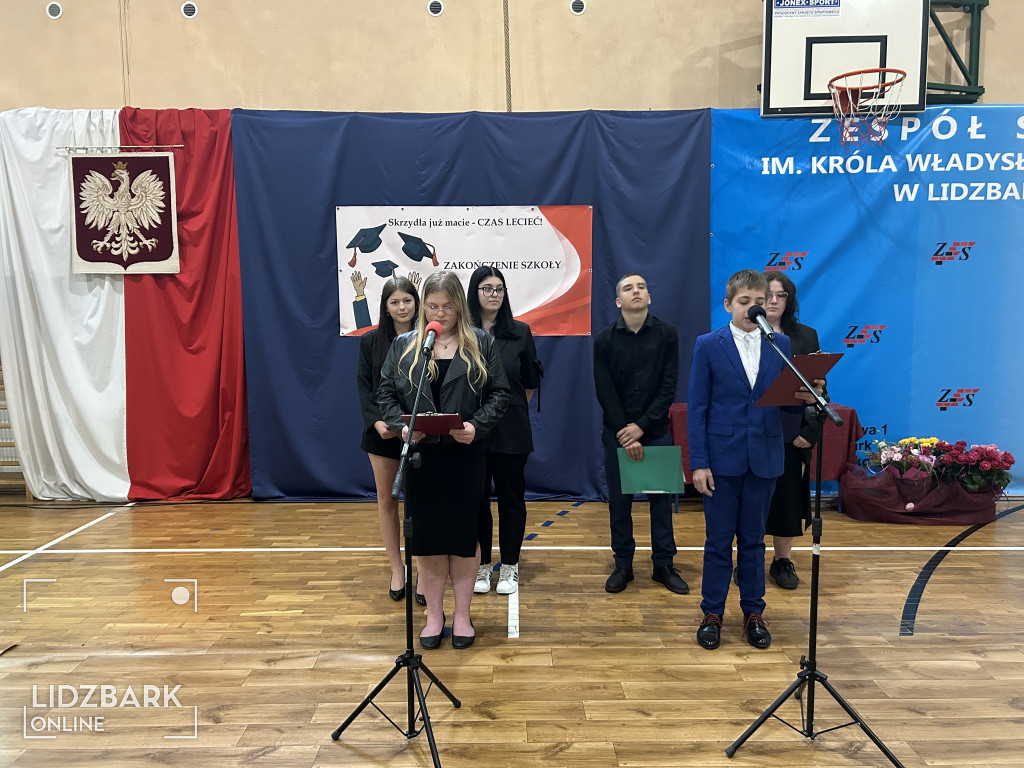 Zakończenie roku szkolnego ZS w Lidzbarku.