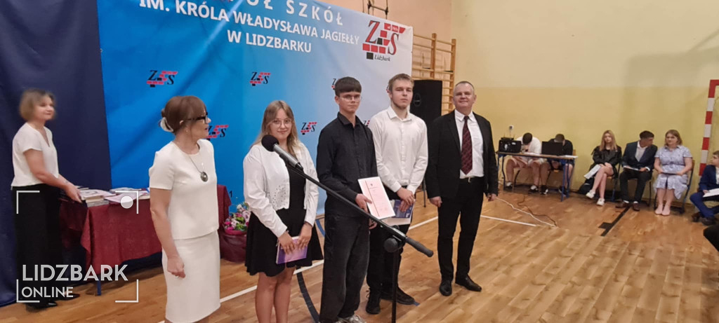 Zakończenie roku szkolnego ZS w Lidzbarku.