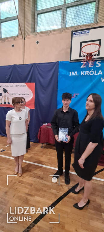 Zakończenie roku szkolnego ZS w Lidzbarku.