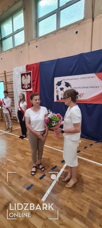 Zakończenie roku szkolnego ZS w Lidzbarku.