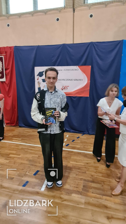 Zakończenie roku szkolnego ZS w Lidzbarku.
