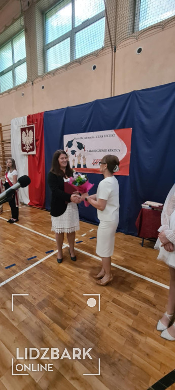 Zakończenie roku szkolnego ZS w Lidzbarku.