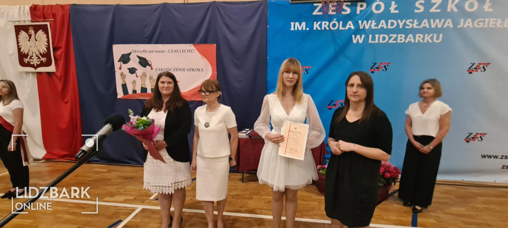 Zakończenie roku szkolnego ZS w Lidzbarku.