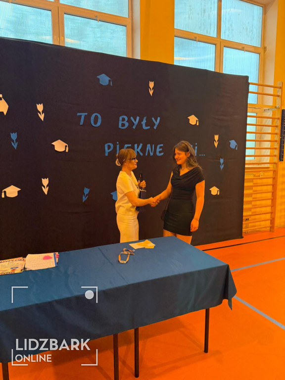 Zakończenie roku szkolnego ZS w Lidzbarku.