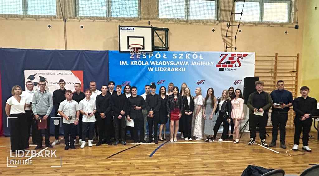 Zakończenie roku szkolnego ZS w Lidzbarku.