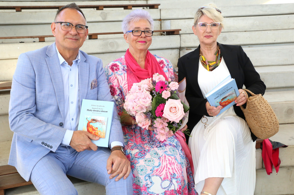 Promocja książki w lidzbarskim amfiteatrze