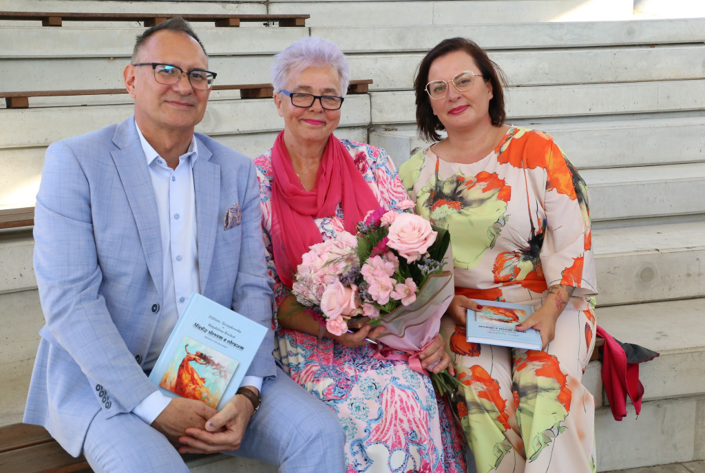 Promocja książki w lidzbarskim amfiteatrze