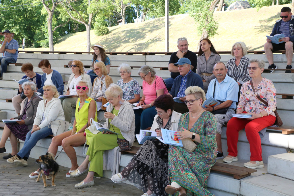 Promocja książki w lidzbarskim amfiteatrze