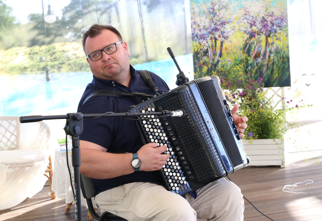 Promocja książki w lidzbarskim amfiteatrze