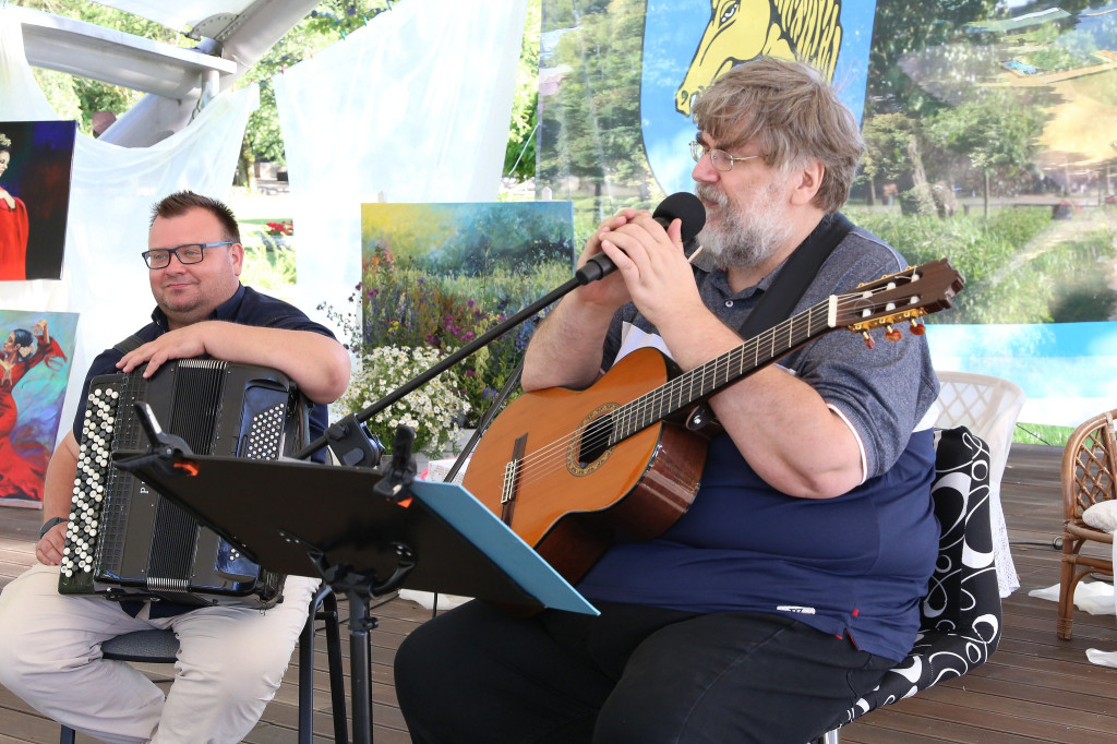 Promocja książki w lidzbarskim amfiteatrze