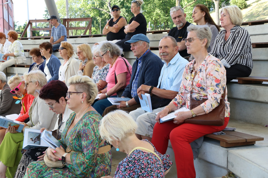 Promocja książki w lidzbarskim amfiteatrze