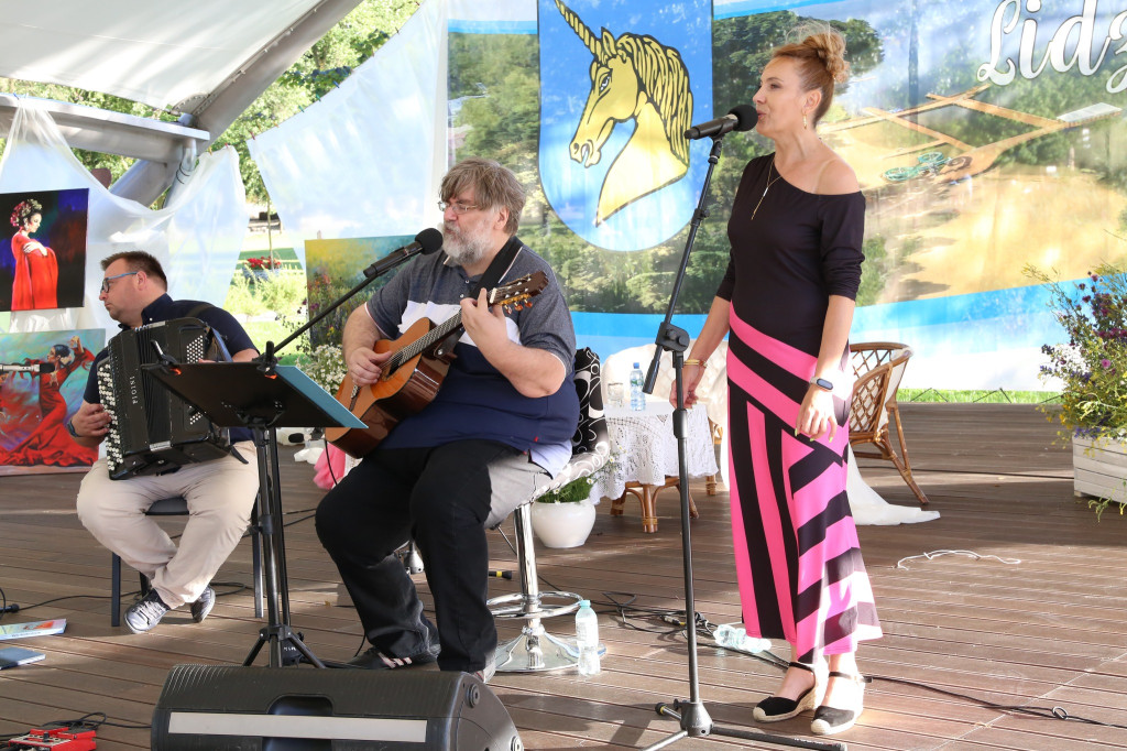 Promocja książki w lidzbarskim amfiteatrze