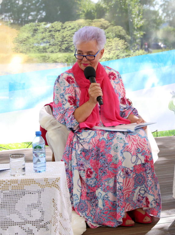 Promocja książki w lidzbarskim amfiteatrze