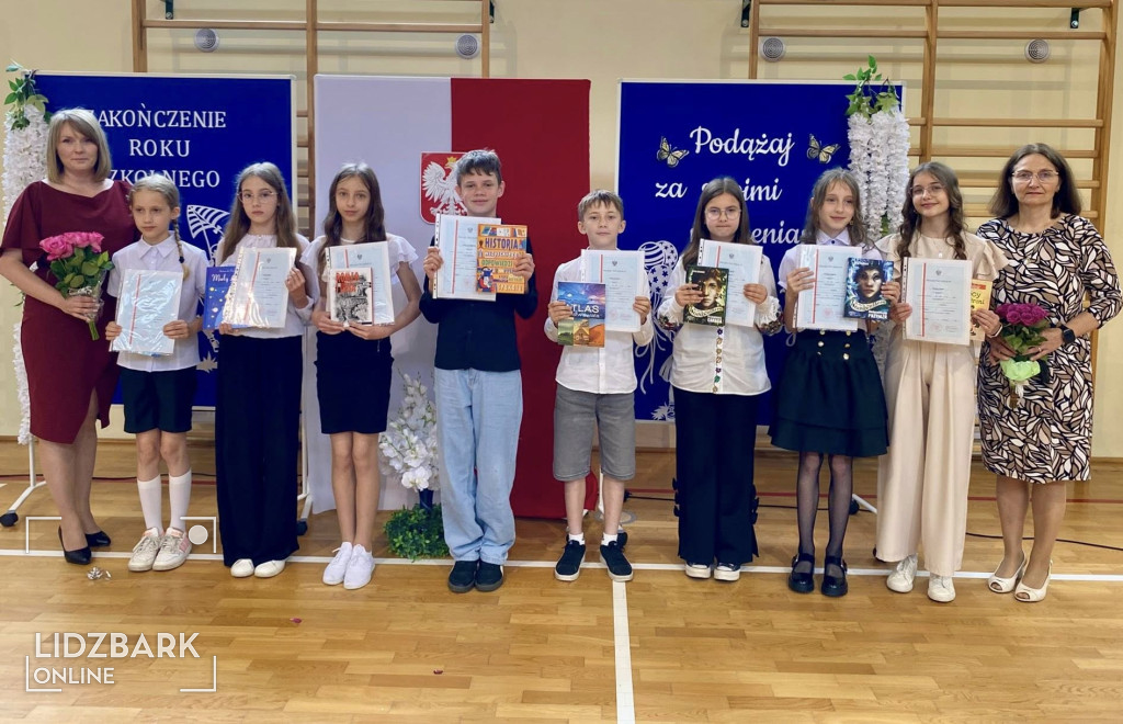 SP Kiełpiny zakończenie roku szkolnego