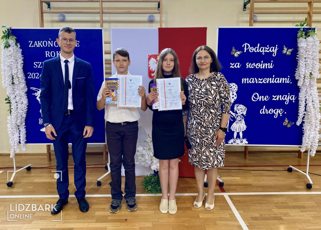 SP Kiełpiny zakończenie roku szkolnego
