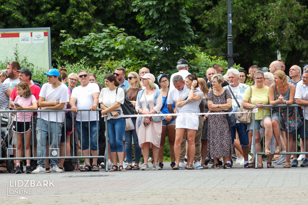 Parady marszowe na Festiwalu Orkiestr OSP w Wiśle