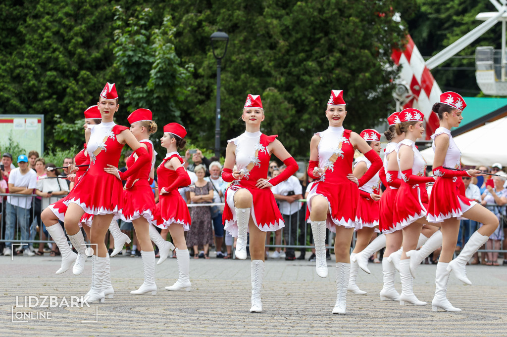 Parady marszowe na Festiwalu Orkiestr OSP w Wiśle