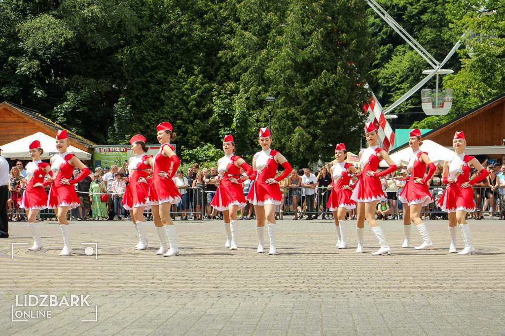 Parady marszowe na Festiwalu Orkiestr OSP w Wiśle