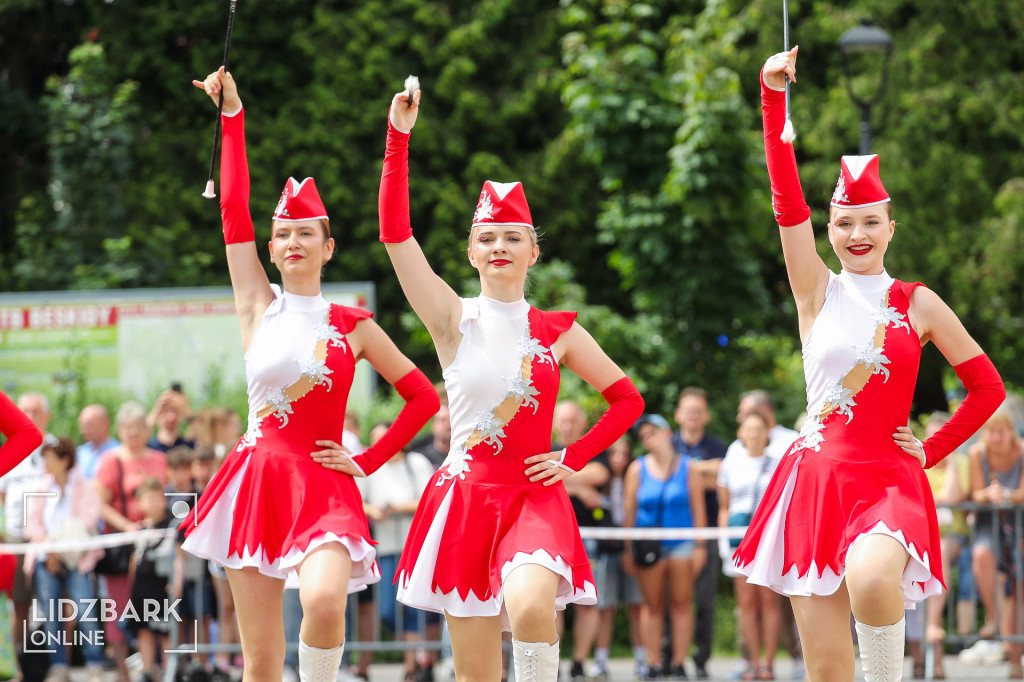 Parady marszowe na Festiwalu Orkiestr OSP w Wiśle