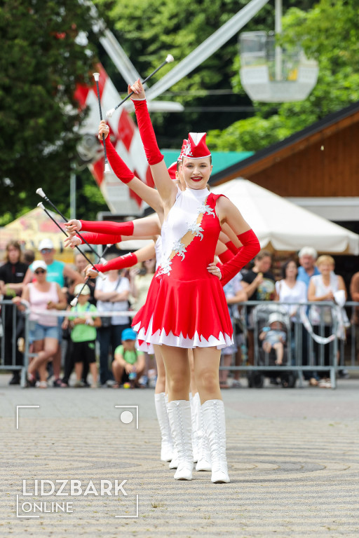 Parady marszowe na Festiwalu Orkiestr OSP w Wiśle