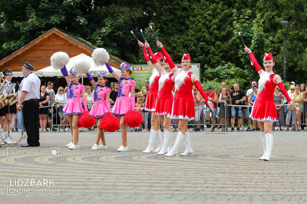 Parady marszowe na Festiwalu Orkiestr OSP w Wiśle