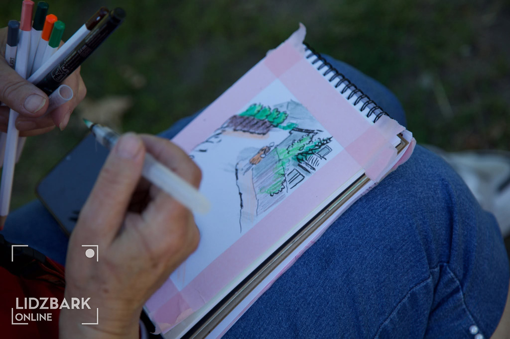Urban sketching w Lidzbarku – artystyczny spacer