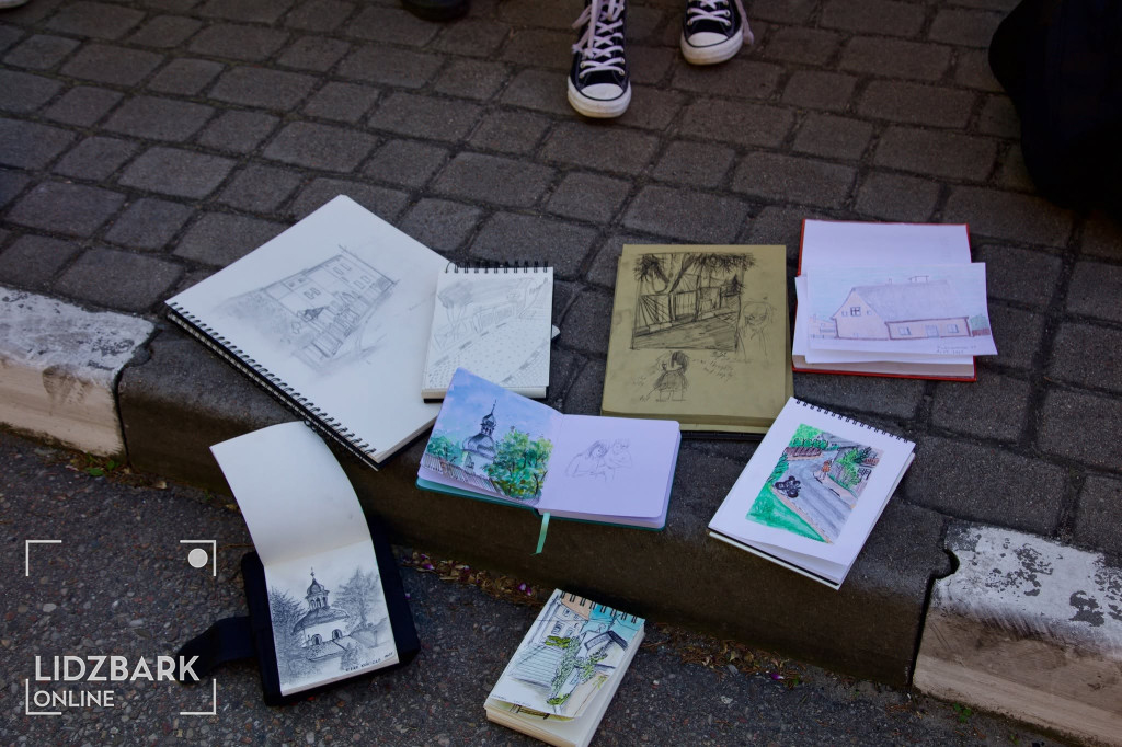 Urban sketching w Lidzbarku – artystyczny spacer