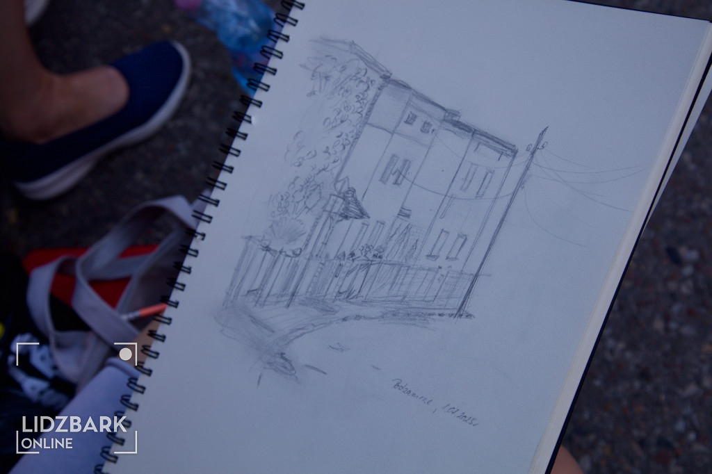 Urban sketching w Lidzbarku – artystyczny spacer