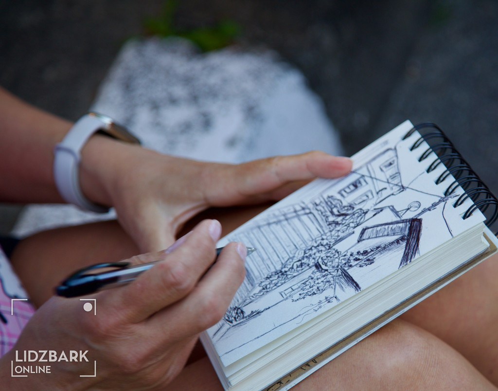 Urban sketching w Lidzbarku – artystyczny spacer