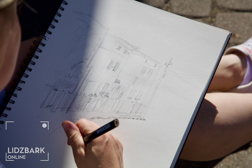 Urban sketching w Lidzbarku – artystyczny spacer